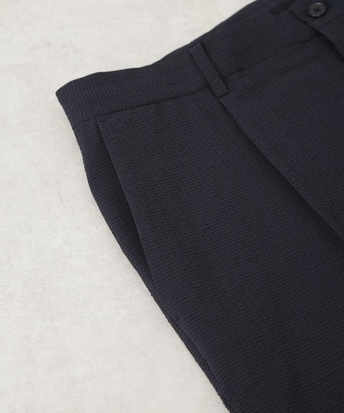 NANO universe（ナノユニバース）の「「Damerino」DotAir(R)サッカーストレッチセットアップ/吸水速乾（セットアップ・メンズ・カーキ/ダークネイビー/チャコール・L/M/S/XL）」の15枚目の写真