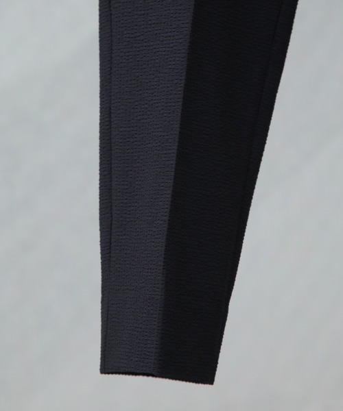 NANO universe（ナノユニバース）の「「Damerino」DotAir(R)サッカーストレッチセットアップ/吸水速乾（セットアップ・メンズ・カーキ/ダークネイビー/チャコール・L/M/S/XL）」の13枚目の写真