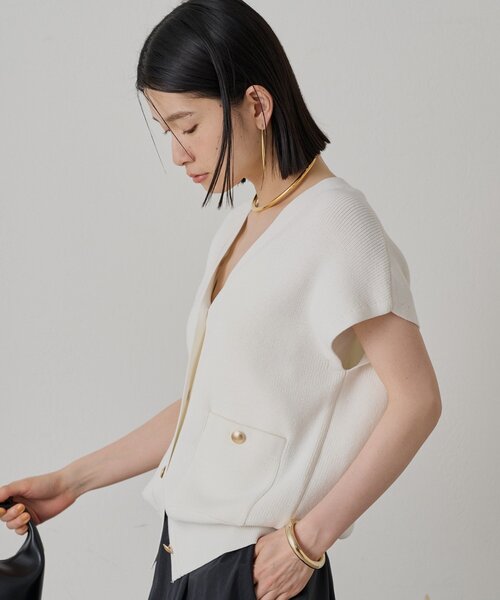 loungedress＊コットンVニット LOUNGEDRESS（ラウンジドレス）の「コットンVニット（ニット