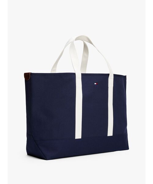 TOMMY HILFIGER(トミーヒルフィガー)の「サマートートバッグ(トートバッグ・メンズ・ベージュ/ネイビー・FREE)」の10枚目の写真