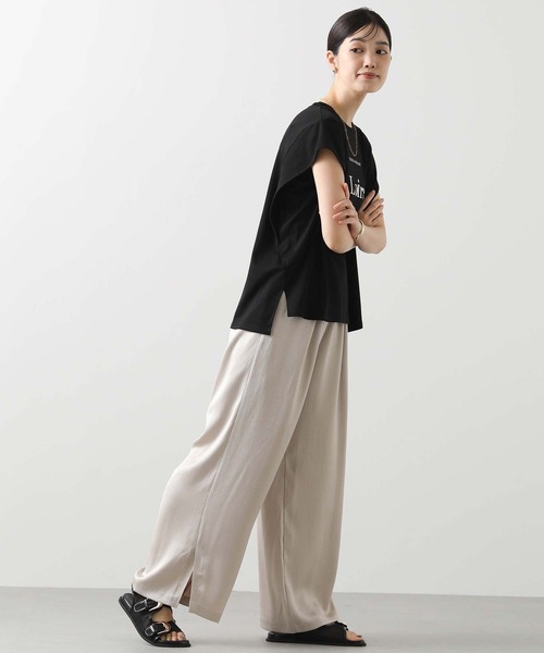 Gready Brilliant（グレディブリリアン）の「ハンマーサテンワイド（その他パンツ・レディース・グリーン/ライトベージュ・38）」の19枚目の写真