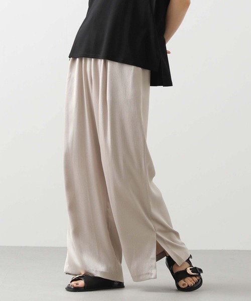 Gready Brilliant（グレディブリリアン）の「ハンマーサテンワイド（その他パンツ・レディース・グリーン/ライトベージュ・38）」の22枚目の写真