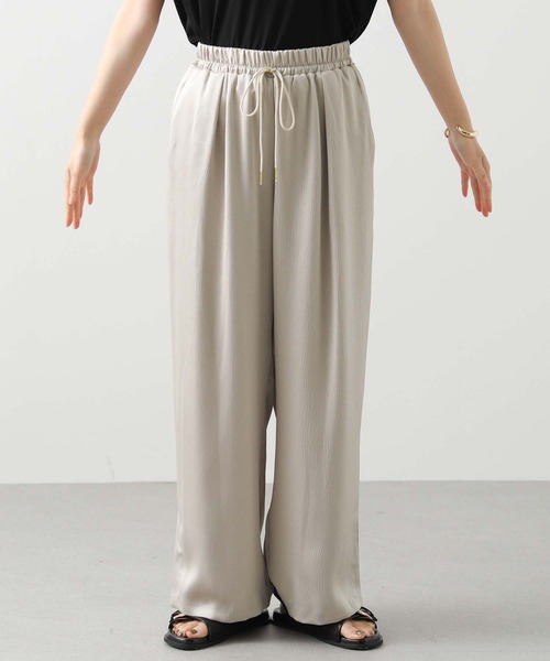 Gready Brilliant（グレディブリリアン）の「ハンマーサテンワイド（その他パンツ・レディース・グリーン/ライトベージュ・38）」の11枚目の写真