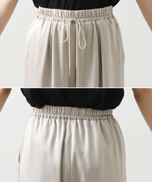 Gready Brilliant（グレディブリリアン）の「ハンマーサテンワイド（その他パンツ・レディース・グリーン/ライトベージュ・38）」の13枚目の写真