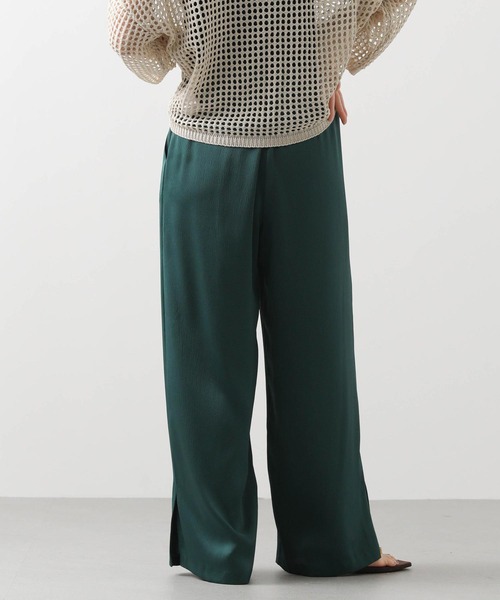 Gready Brilliant（グレディブリリアン）の「ハンマーサテンワイド（その他パンツ・レディース・グリーン/ライトベージュ・38）」の9枚目の写真