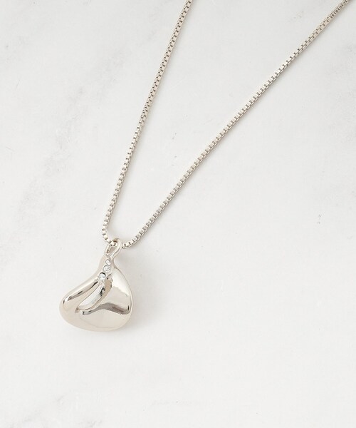SHOO・LA・RUE（シューラルー）の「【2WAY】変形ドロップメタルネックレス（ネックレス・レディース・シルバー/ゴールド/ピンクゴールド・00）」の3枚目の写真