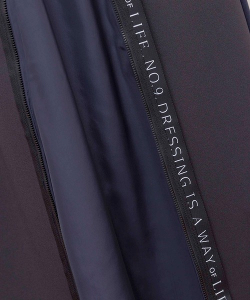 7号～13号対応ZIP開閉で表情が変わるストレッチボンディングロゴテープスカート 7号～13号対応】【シルエットアレンジ可能】ZIP開閉で表情が