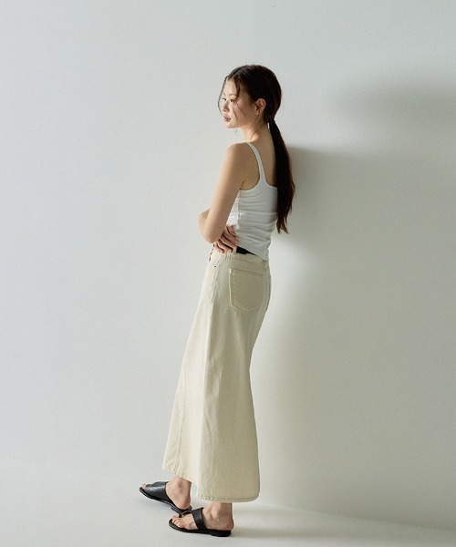 BEIDELLI(ベイデリー)の「イズベーシックカップ付きタンクトップ(タンクトップ・レディース・ブラック/レッド/グレー/アイボリー・1/2)」の10枚目の写真