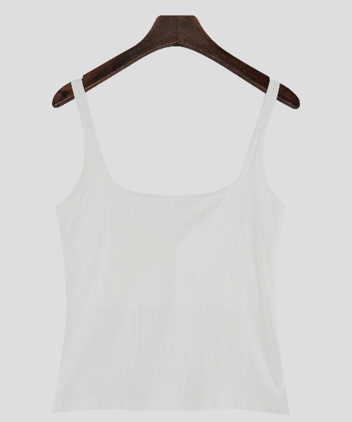 新品 Ameri アメリ　後ろ深　ホワイト　ベーシック　タンクトップ　S TOPS – ページ 2