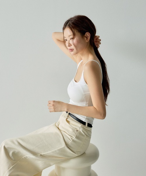 BEIDELLI(ベイデリー)の「イズベーシックカップ付きタンクトップ(タンクトップ・レディース・ブラック/レッド/グレー/アイボリー・1/2)」の11枚目の写真