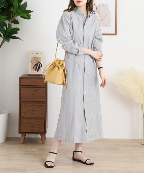 ★セール／即発♪★BCBGMAXAZRIA ストライプTシャツワンピ★ 楽天市場】ストライプ柄 シャツワンピース ワンピース