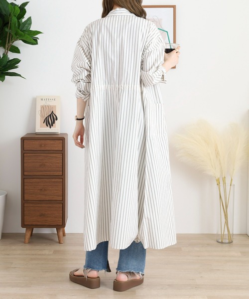 ★セール／即発♪★BCBGMAXAZRIA ストライプTシャツワンピ★ 楽天市場】ストライプ柄 シャツワンピース ワンピース