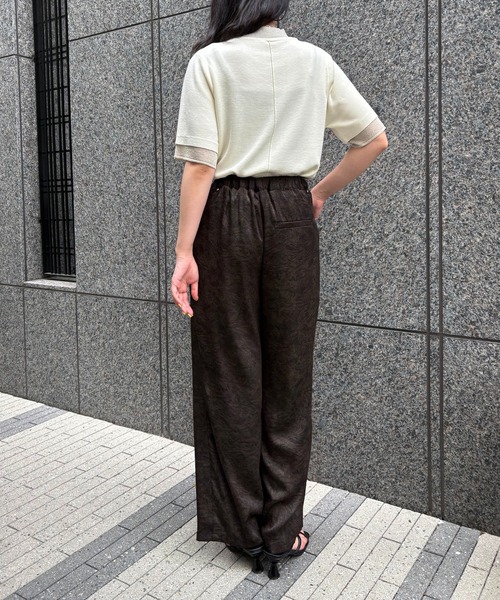 &g'aime（アンジェム）の「【&g'aime】ラメレイヤードニット　Glitter Layer Knit（ニット/セーター・レディース・ホワイト/ブラック/チャコールグレー・FREE）」の13枚目の写真