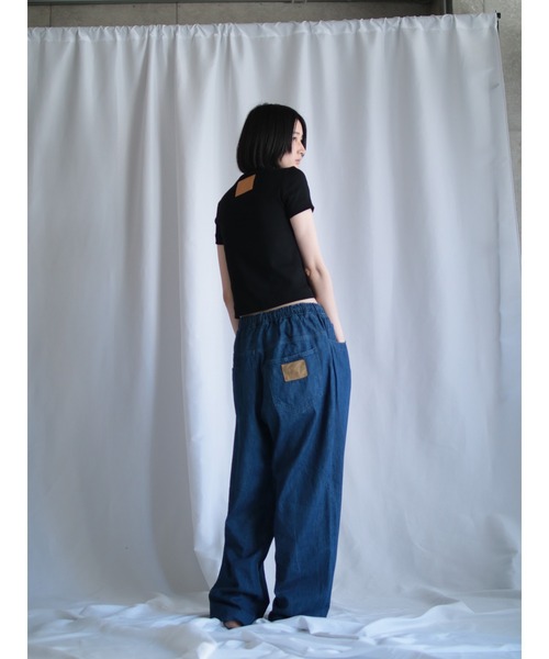 G.V.G.V.(ジーヴィージーヴィー)の「RIB H/S TEE(Tシャツ/カットソー・レディース・ブラウン/ネイビー/カーキ/ホワイト/ブラック・ONE SIZE)」の20枚目の写真