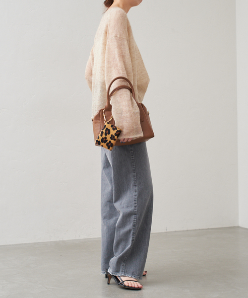 Spick & Span（スピックアンドスパン）の「MILOS / ミロス 別注ミニボストンバッグ（ボストンバッグ・レディース・ブラック/ブラウン・FREE）」の6枚目の写真