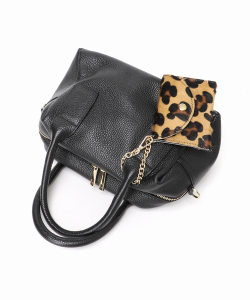 Spick & Span（スピックアンドスパン）の「MILOS / ミロス 別注ミニボストンバッグ（ボストンバッグ・レディース・ブラック/ブラウン・FREE）」の15枚目の写真