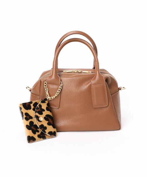 Spick & Span（スピックアンドスパン）の「MILOS / ミロス 別注ミニボストンバッグ（ボストンバッグ・レディース・ブラック/ブラウン・FREE）」の22枚目の写真