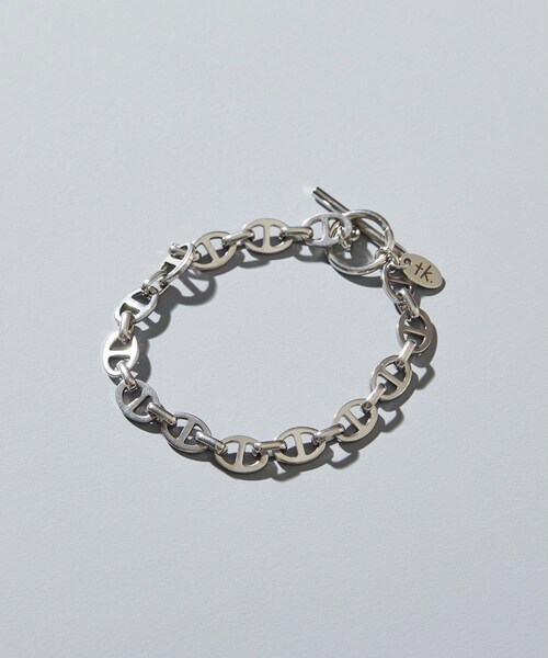 tk.TAKEO KIKUCHI(ティーケータケオキクチ)の「ステンレスアソートチェーンブレスレット(ブレスレット・メンズ・シルバー系2/シルバー系/シルバー系1・00)」の2枚目の写真