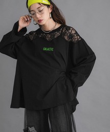 bohmal | レースドッキングオーバーサイズロンT(Tシャツ/カットソー)