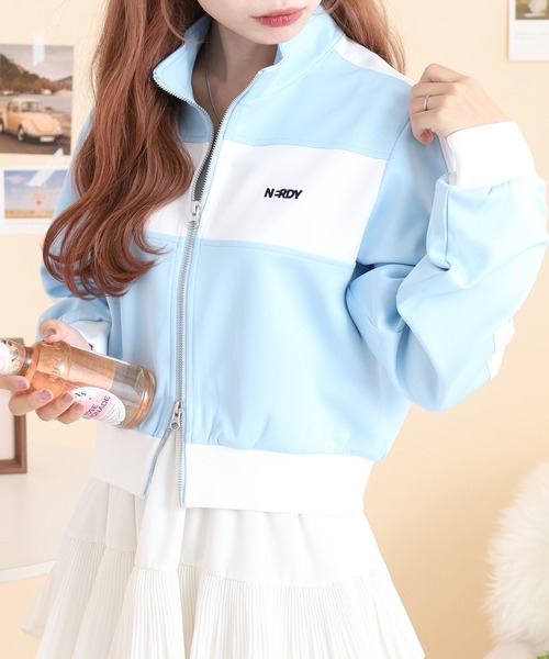 NERDY（ノルディ）の「カラーブロックトラックトップ（ジャージ）」 - WEAR