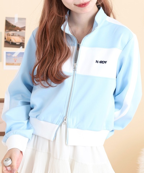NERDY（ノルディ）の「カラーブロックトラックトップ（ジャージ）」 - WEAR