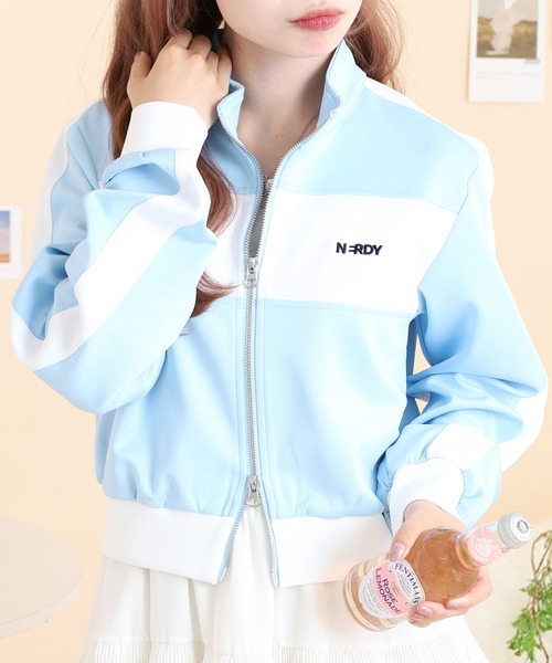 セール】カラーブロックトラックトップ（ジャージ）｜NERDY（ノルディ