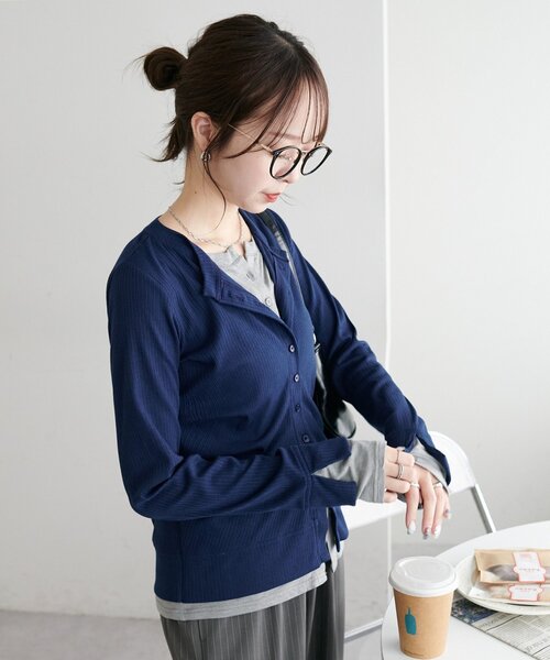 レイヤード多釦プルオーバー（Tシャツ/カットソー）｜DISCOAT（ディス