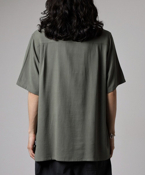 BANKS(バンクス)の「BANKS JOURNAL LINEN SOLID SS SHIRT リネンソリッド半袖シャツ(シャツ/ブラウス・メンズ・オリーブ/ブラウン・L/XL/M)」の17枚目の写真