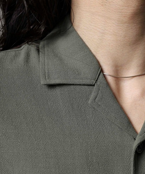 BANKS(バンクス)の「BANKS JOURNAL LINEN SOLID SS SHIRT リネンソリッド半袖シャツ(シャツ/ブラウス・メンズ・オリーブ/ブラウン・L/XL/M)」の19枚目の写真