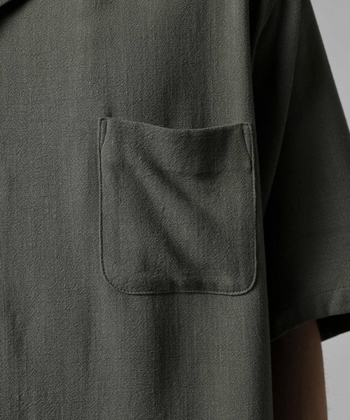 BANKS(バンクス)の「BANKS JOURNAL LINEN SOLID SS SHIRT リネンソリッド半袖シャツ(シャツ/ブラウス・メンズ・オリーブ/ブラウン・L/XL/M)」の21枚目の写真