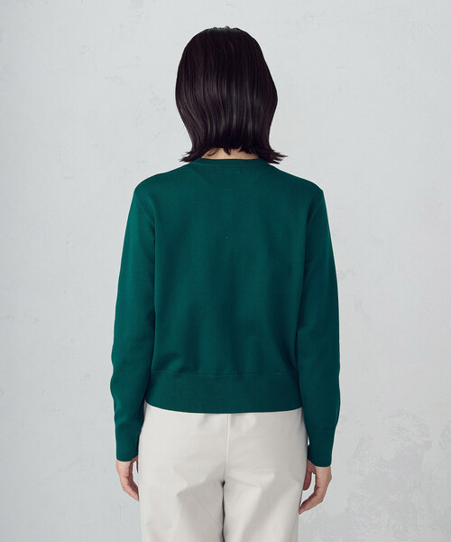 COMME CA ISM（コムサイズム）の「【マシンウォッシャブル】ベーシック クルーネックカーディガン（カーディガン/ボレロ・レディース・ブラック/ホワイト/グリーン/チャコール・MEDIUM/LARGE）」の22枚目の写真