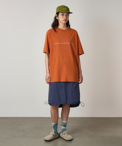 Gramicci（グラミチ）の「STONEMASTERS TEE｜ストーンマスターズTシャツ UNISEX（Tシャツ/カットソー・メンズ・ブラック系その他/オレンジ/ホワイト・M/L/XL/XXL/S）」の7枚目の写真