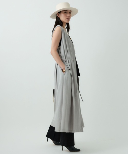 Chaos（カオス）の「Chaos(カオス)/ シルファワンピース（ワンピース・レディース・ネイビー/ライトグレー・FREE）」の3枚目の写真