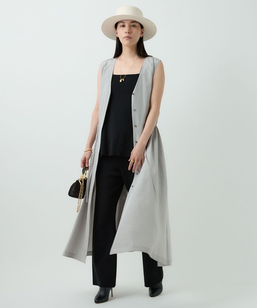 Chaos（カオス）の「Chaos(カオス)/ シルファワンピース（ワンピース・レディース・ネイビー/ライトグレー・FREE）」の6枚目の写真