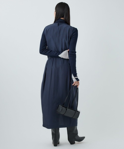 Chaos（カオス）の「Chaos(カオス)/ シルファワンピース（ワンピース・レディース・ネイビー/ライトグレー・FREE）」の15枚目の写真