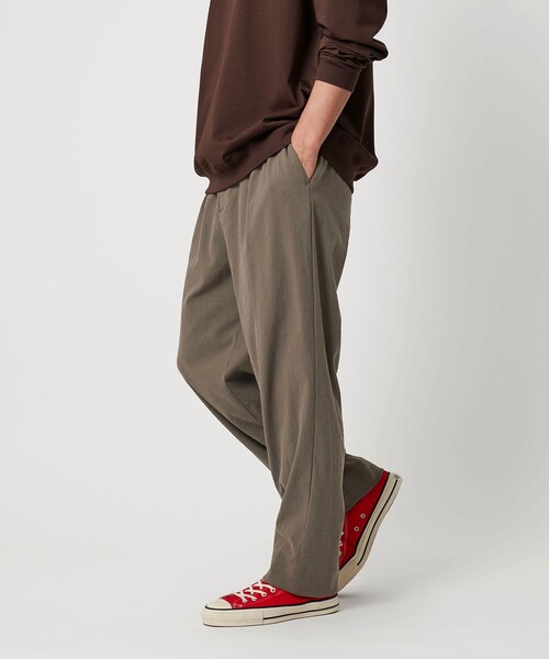 TC/FLAX オックス バルーン イージー パンツ（その他パンツ