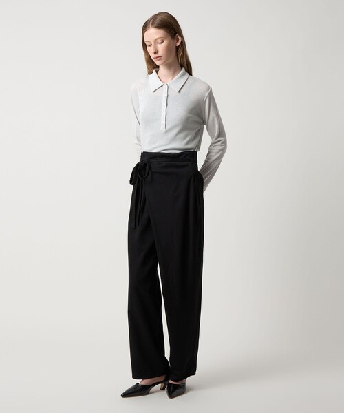 セール】＜Steven Alan＞ラメ ジャージー ポロカットソー（Tシャツ