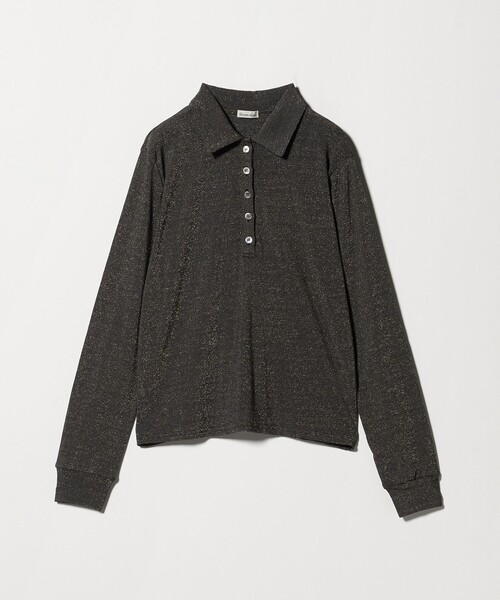 セール】＜Steven Alan＞ラメ ジャージー ポロカットソー（Tシャツ