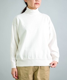 OMNIGOD（オムニゴッド）の「[OMNIGOD womens / オムニゴッド] 8/天竺 ハイネックマニッシュトレーナー（スウェット）」