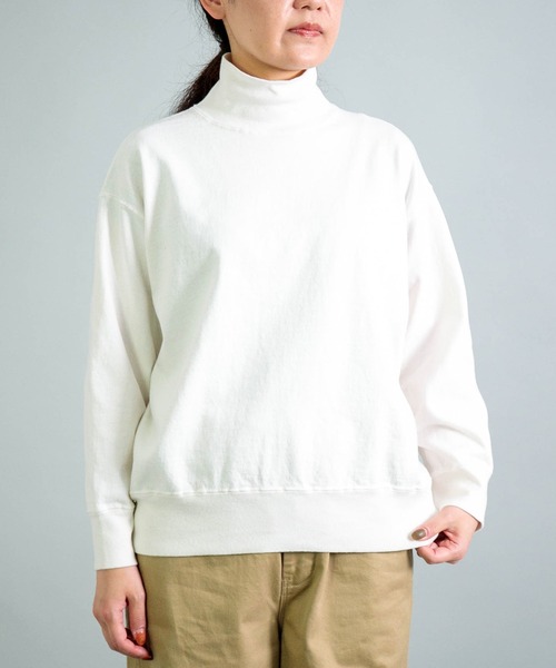 オムニゴッド天竺マニッシュトレーナー OMNIGOD womens / オムニゴッド] 8/天竺 マニッシュトレーナー