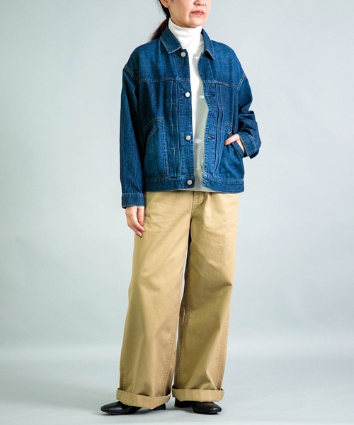 OMNIGOD womens / オムニゴッド] 8/天竺 ハイネックマニッシュ