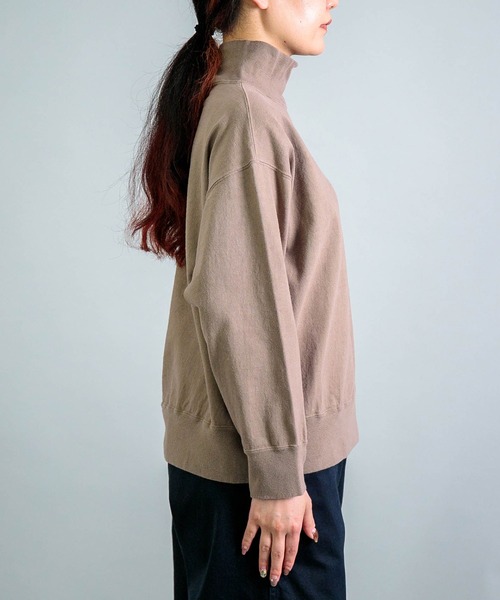 OMNIGOD womens / オムニゴッド] 8/天竺 ハイネックマニッシュ