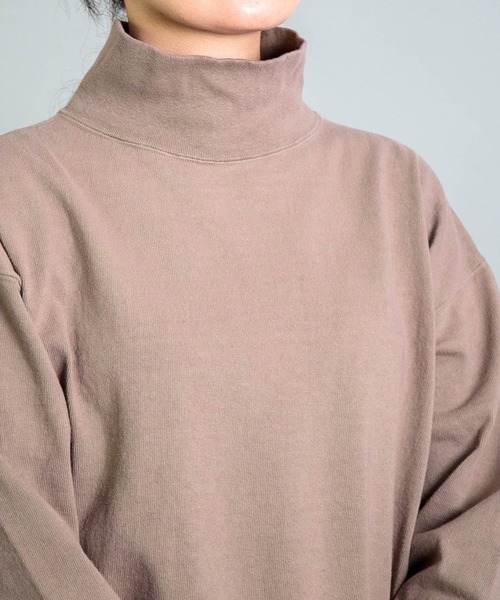 OMNIGOD womens / オムニゴッド] 8/天竺 ハイネックマニッシュ