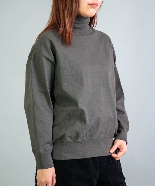 OMNIGOD womens / オムニゴッド] 8/天竺 ハイネックマニッシュ