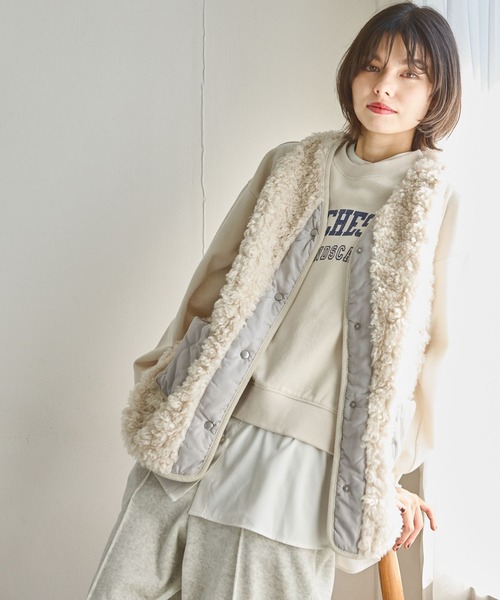 【新品未使用】WAAC ファーベスト アーガ Aga エコファーベスト （チャコールグレー