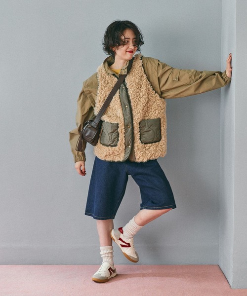 niko and（ニコアンド）の「アソートファーベスト（ベスト）」 - WEAR