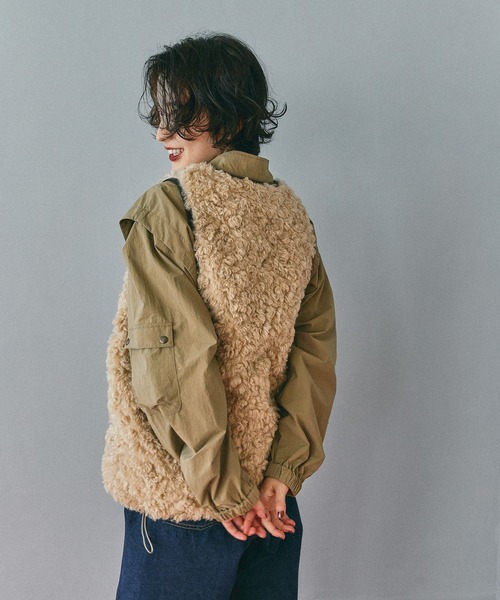 niko and（ニコアンド）の「アソートファーベスト（ベスト）」 - WEAR