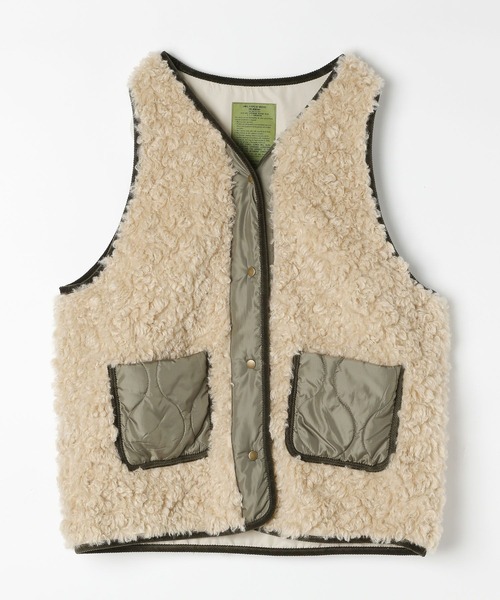niko and（ニコアンド）の「アソートファーベスト（ベスト）」 - WEAR