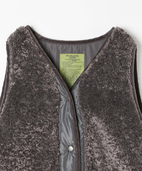 新品タグ付き☆nico and…アソートファーベスト アイボリー L