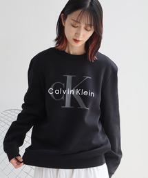 Calvin Klein Jeans | 【Calvin Klein JEANS/カルバンクライン ジーンズ】 MONOLOGO FLEECE CREW NECK SWEATSHIRT/モノグラム プリント クルーネック スウェット トレーナー(スウェット)